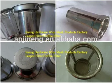 AP factory High quality Hot sell stainless steel mesh teapot strainer filters