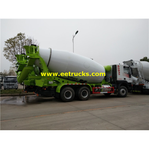 12m3 Hongyan Concrete Cement Mixer Trucks