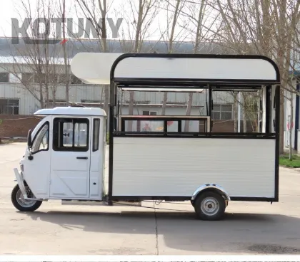 Three Wheeled Electric Dining Truck for Mobile Kitchen and Restaurant Food Truck