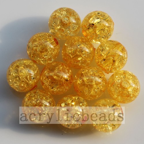 Nice clear decorative round crack jewelry beads