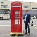 Exquisite Metal Photo Booth Outdoor Events Decoration Backdrop Custom London Telephone Booth