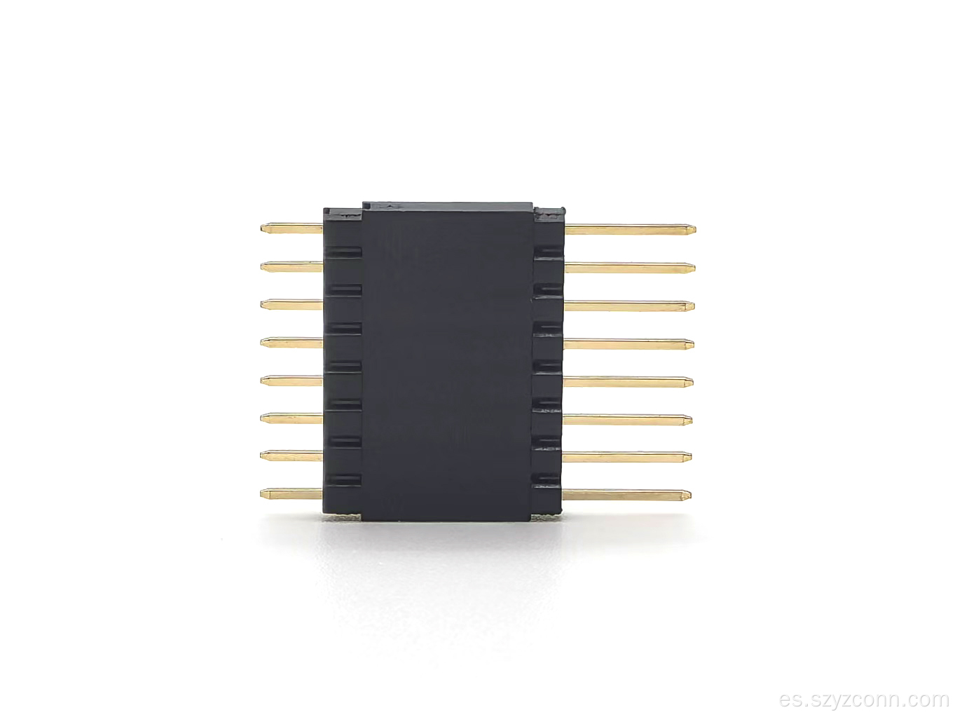 Conector de clavija de 2,54 mm de una sola fila recta 8P