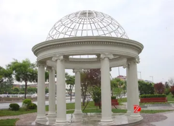 Stone luxury pavilion gazebo
