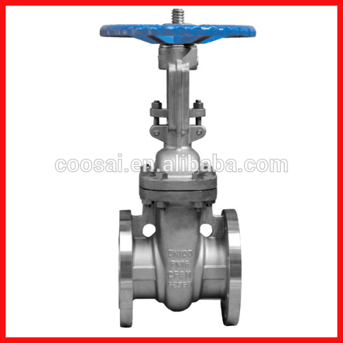 China Stainless steel manual slide gate valve