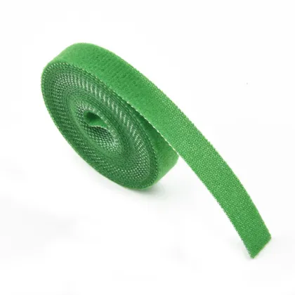 Green Garden Twine & Plant Ties - Nylon Bandages & Hooks for Bamboo Cane Support