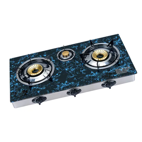 Tempered Glass Stainless Steel Body Gas Cooking Stove With Three Burner Home Kitchen Cooker