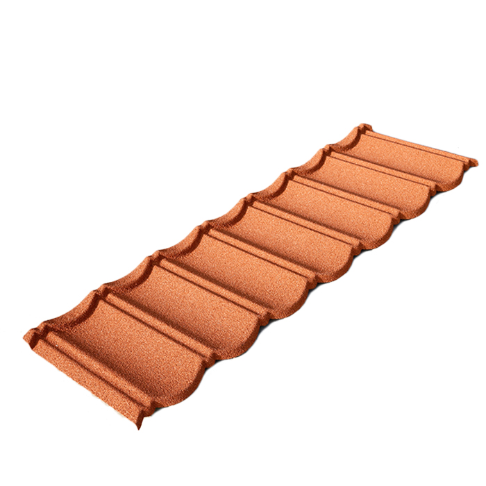 Natural colored stone roofing Tile customized