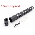 AR15/M4/M16 Keymod / M-lok Handguard Rail Picatinny Free Float Mount System Ultralight 7/9/10/12/13.5/15'' Black Anodized