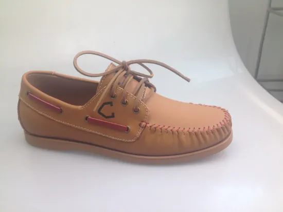 2016 full color leather man boat shoes