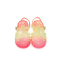 Sandalias de jalea de bebé de color degradado