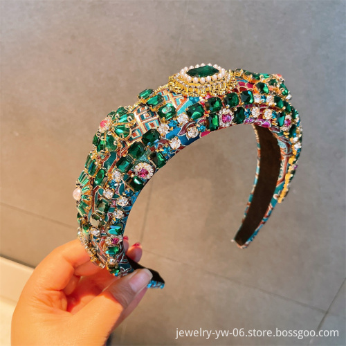 Wholesale Bulk New Fashion Hair Hoop Jewelry - Shiny Bridal Wide Pearl Headbands