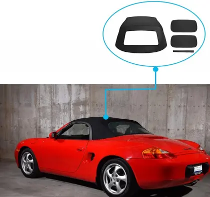 Convertible Soft Top For Porsche Boxster 1997-2002(Black)