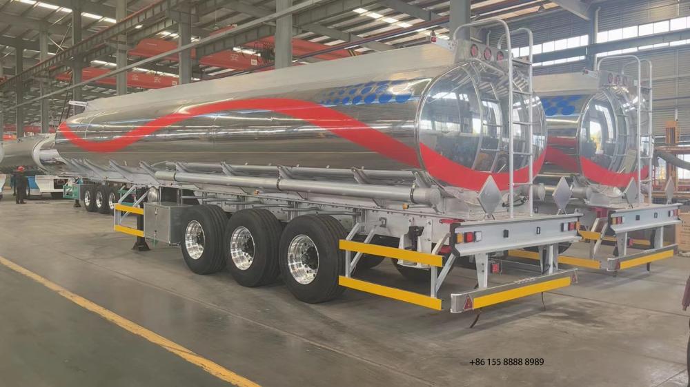 Aluminum Alloy Oil Transfer Semi Trailer 7 Jpg