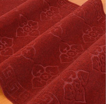 Customized Colorful Embossed Plain Foot mat