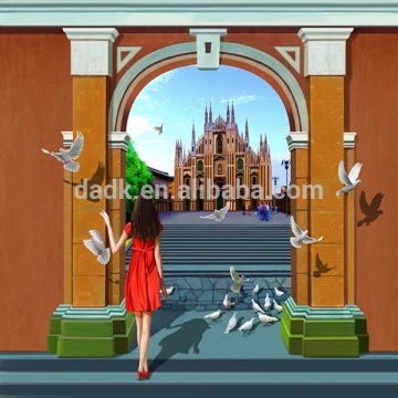 interior decoration panel/decorative panels of 3d-wallpanel