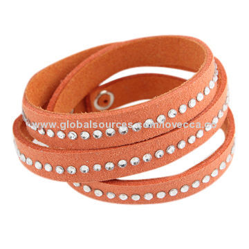 Bracelet with rhinestone