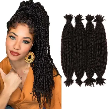 Marley Twist Crochet Braids Hair Extension Springy Afro Twist Hair Spring Twist For Butterfly Soft Locs