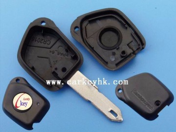 HOT Sale Peugeot 1 button 206 remote key shell for remote key