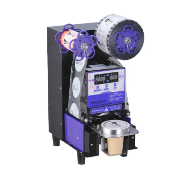 Automatischer Handelsaft Boba Tea PP Cup Dichtungsmaschine in Pakistan