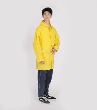 Adult all season outdoor hiking Waterproof color customized single person reflective polyester rainwear jacket
