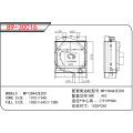 Factory Heavy Duty Aluminum Radiator Assembly High Heat Dissipation Anti Leak for Weichai WP13D442E200 442KW Generator Set