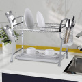 storage rack metal dish drying rack big kitchen drain rack