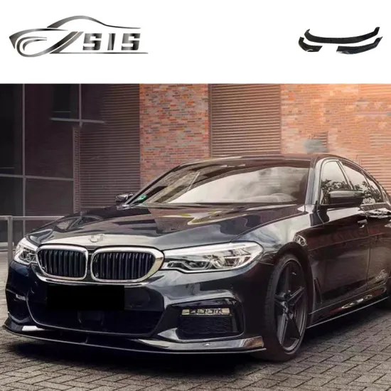 AC Style Front Lips for 5 Series G30 G38 (2018-2020) - 525 530 Roof Bumper Lip Diffuser with Corner Accessories
