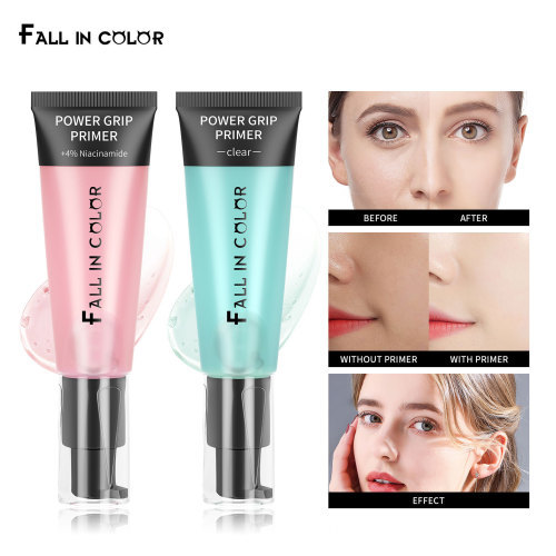 Fall in Color Power Grip Primer: Long-Lasting, Sticky Gel-Based Hydrating Face Primer for Isolated Moisturization and Foundation