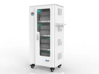 Universal casters charging cart