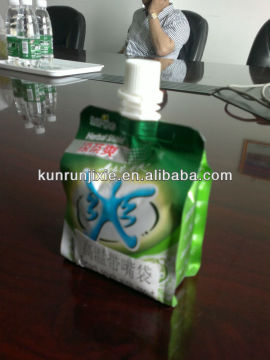Bady food packaging bag making machine, stand up pouch with spout, sharped die cutter, automaict