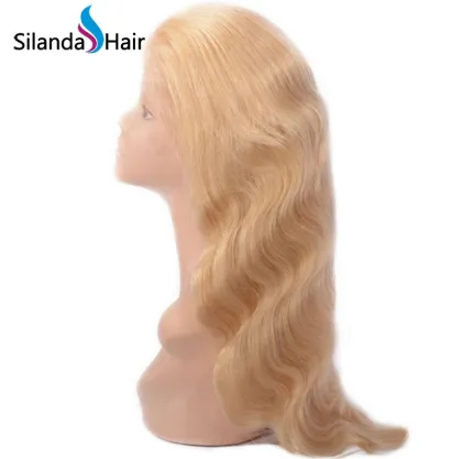 Classic #613 Body Wave Blonde Remy Human Hair Lace Frontal Wigs