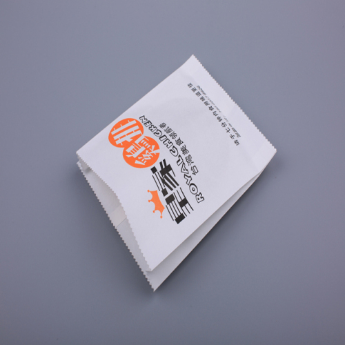 Saco de papel para transporte de fast food com logotipo impresso