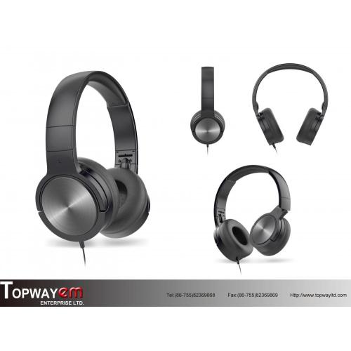 Wired On-ear ​Headphone with mic foldable and swivel headset 18P25+MC67mic