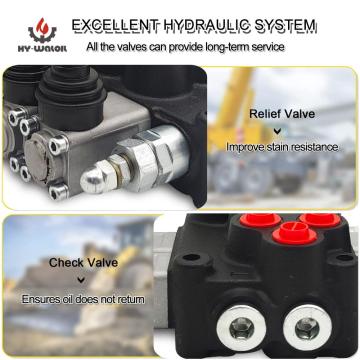 P80 Two Spools Trucks Part Pressure Hydraulic Valve