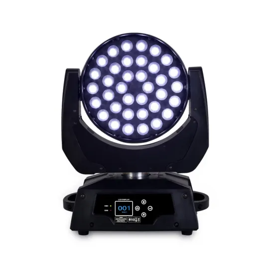 Disco DJ 36X10W RGBW 4-in-1 LED Wash Moving Head Light with Zoom Effect for DMX Stage Lighting