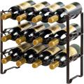 3 Tier Freestanding Stackable Wine Bottle Holder