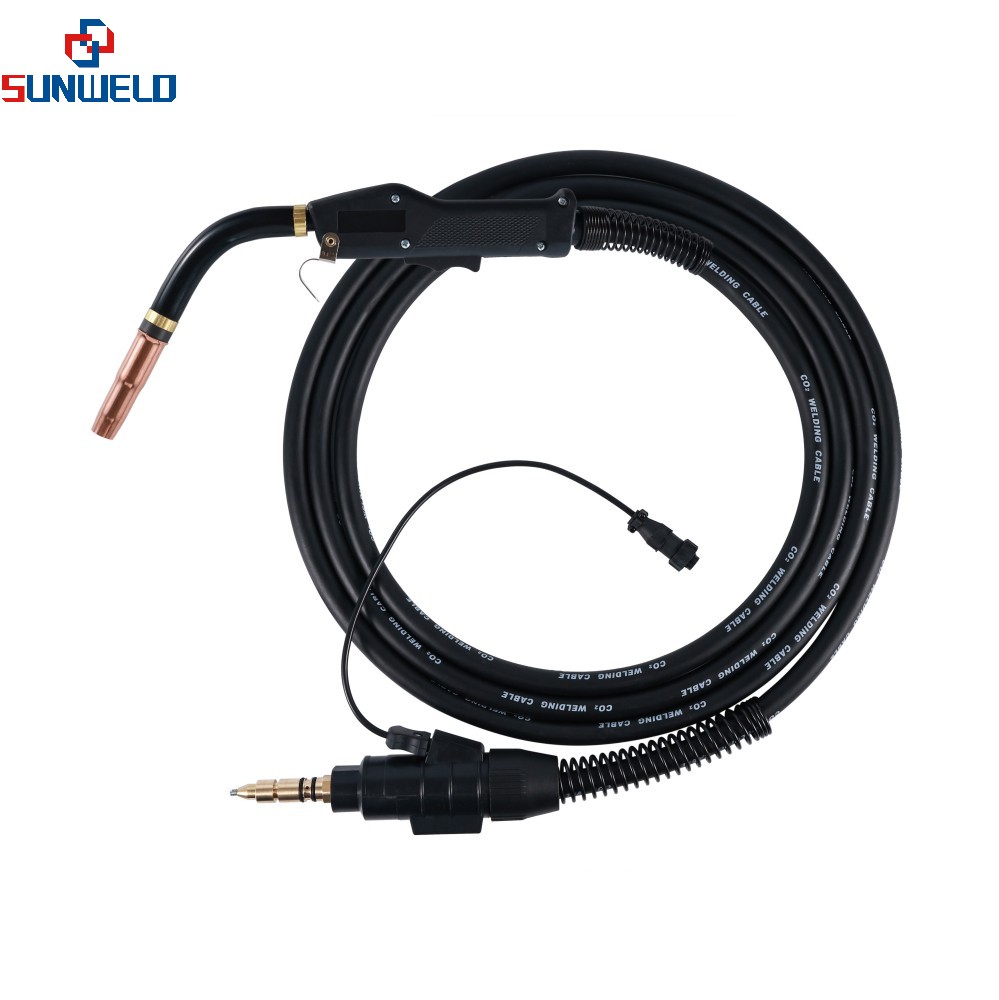 TW4 Gun Tube Flexible MIG GUN Miller Connector & Original Rear Handle