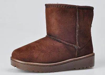 Classic Womens Winter Snow Boots In Brown , Tpr Outsole Ladies Boots