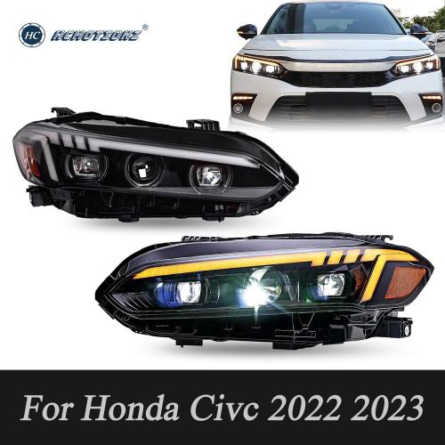 HCMotionz 11th Gen Honda Civc 2022-2023 LED phares