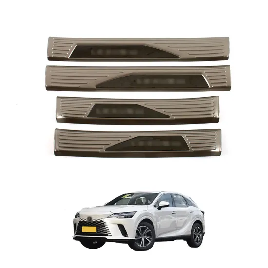 OEM ABS Stainless Steel Carbon Fiber Chrome Door Sill Trim for 2023 Lexus RX