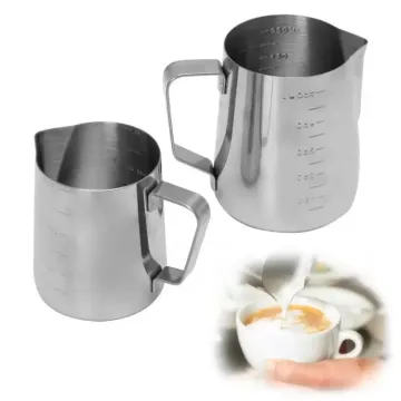 Factory Supply: 350/600/900ML Stainless Steel Coffee Frother, Latte Milk Frothing Jug & Pitcher