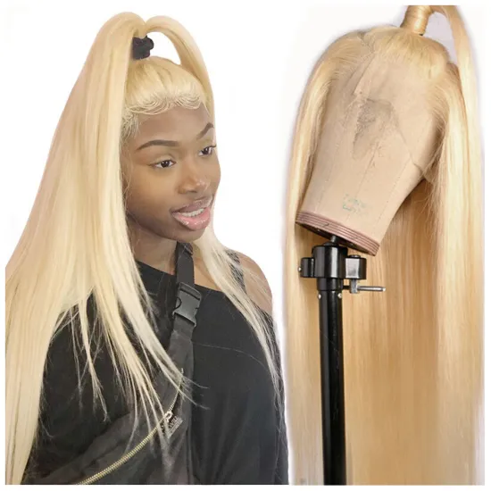 YesWigs 613 Honey Blonde Hd Full Lace Front Wig Raw Indian Virgin Human Hair Colored Lace Frontal Wig For Black Women Human Hair