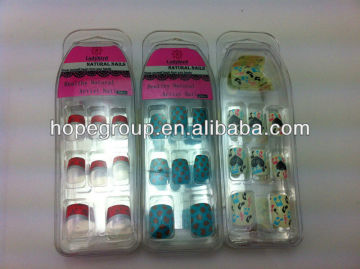 Ladybird New Healthy Natural Artist Nail 24pcs/24 Nail Show/Instant Nail