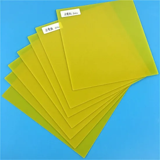Yellow 3240 Epoxy Glass Resin Feber Plate