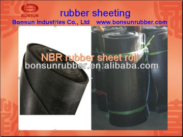 1mm to 50mm thickness industrial nbr (buna-n) rubber sheet