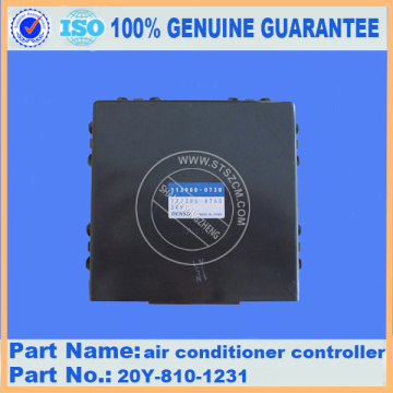 Komatsu spare parts PC200-8 air conditioner controller 20Y-810-1231