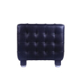 Mid-Century Modern Kubus Leather Two Seater Sofa