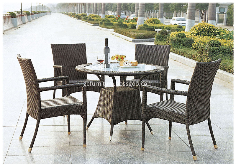 PE Rattan Wicker Patio Set_