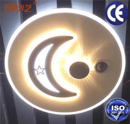 Smoke detect alarm kitchen ceiling lamp