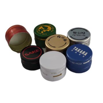 Sake Japanese alcohol beverage bottle caps